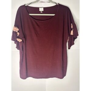 Cupio Floral Blouse, Size Large